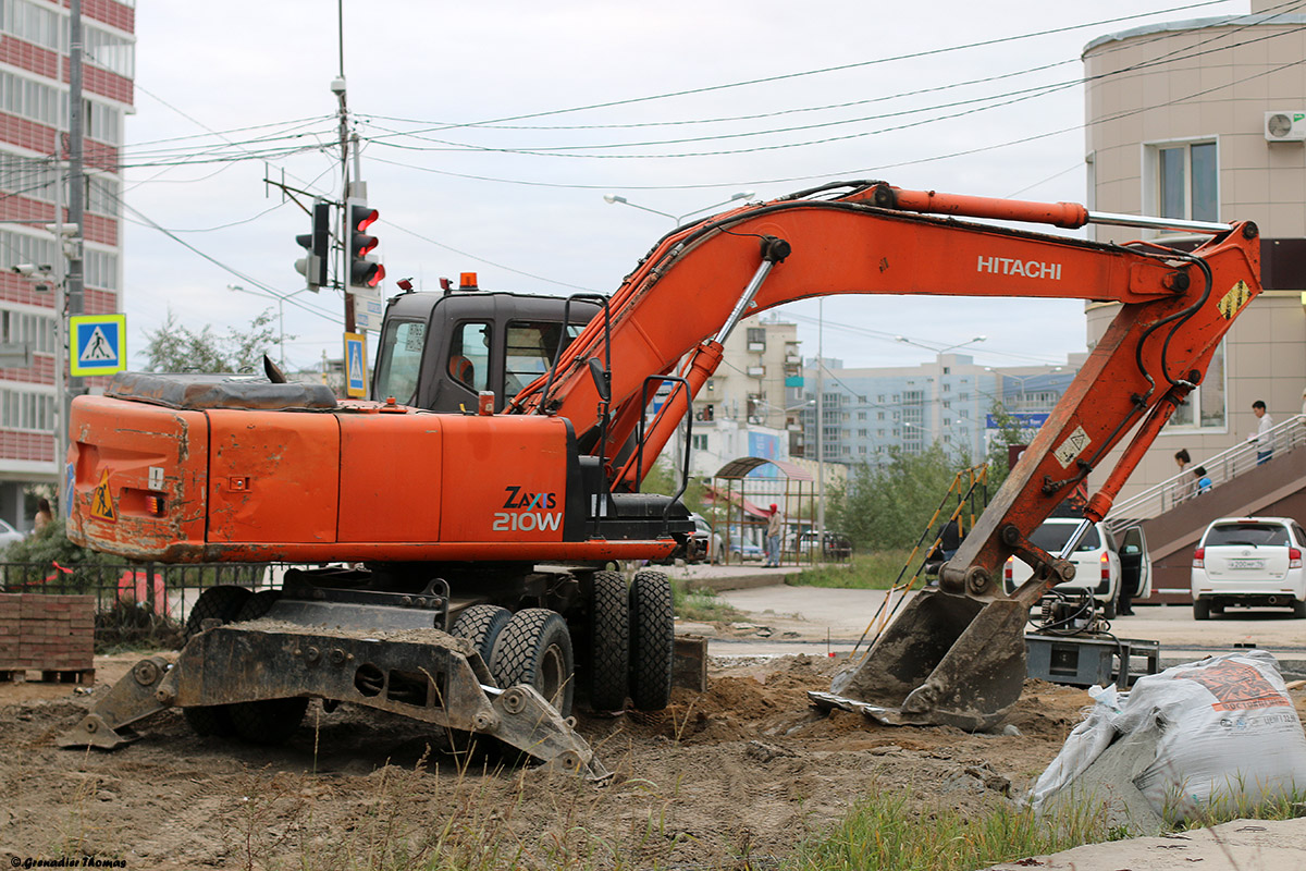 Саха (Якутия), № 8765 РО 14 — Hitachi ZX210W (общая модель)