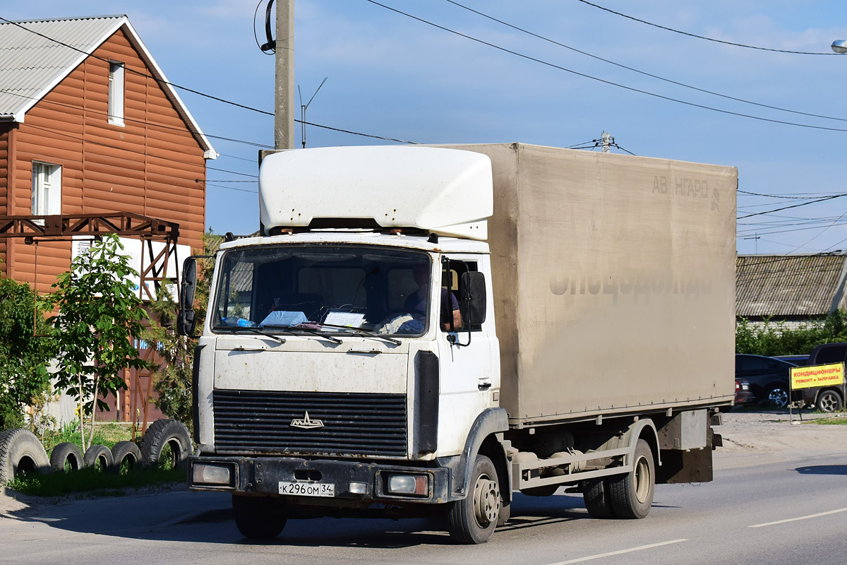 Волгоградская область, № К 296 ОМ 34 — МАЗ-437041 "Зубрёнок"