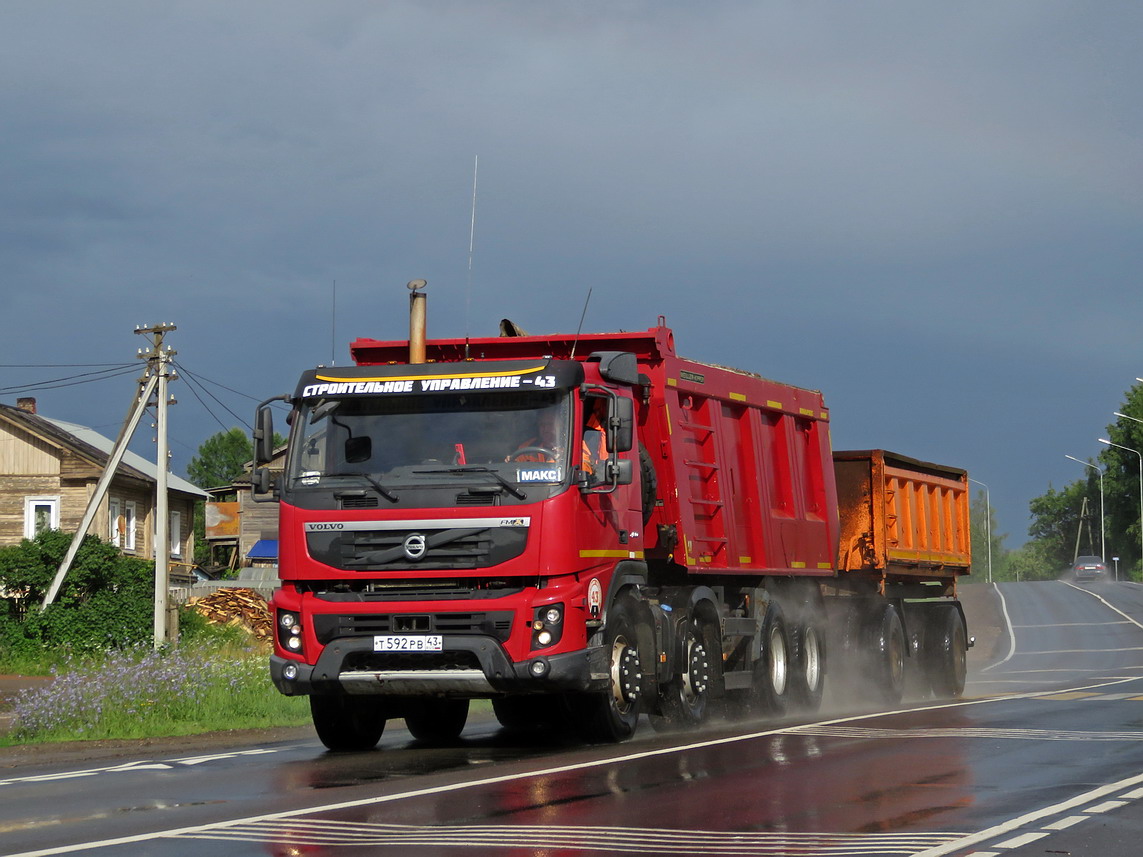 Кировская область, № Т 592 РВ 43 — Volvo ('2010) FMX.400 [X9P]