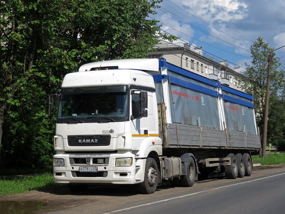 Рязанская область, № В 078 СН 62 — КамАЗ-5490-T5