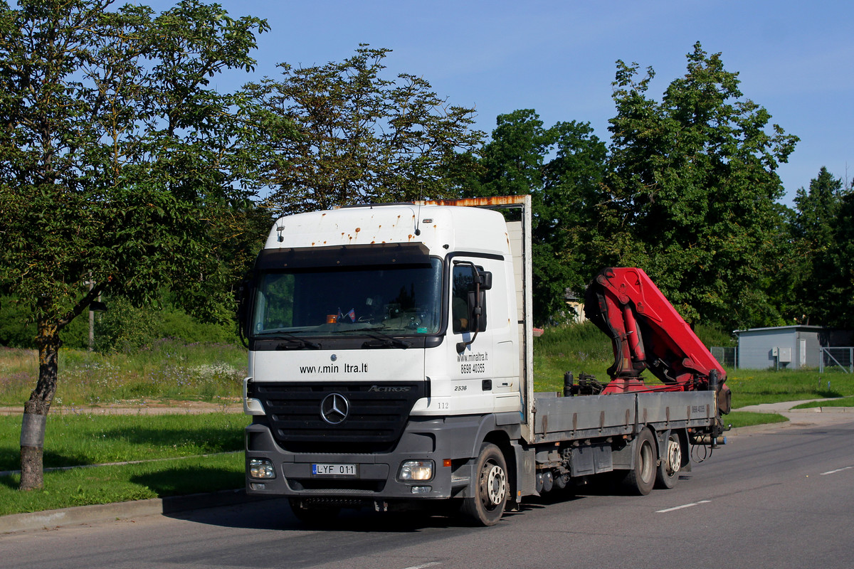 Литва, № LYF 011 — Mercedes-Benz Actros ('2003) 2536