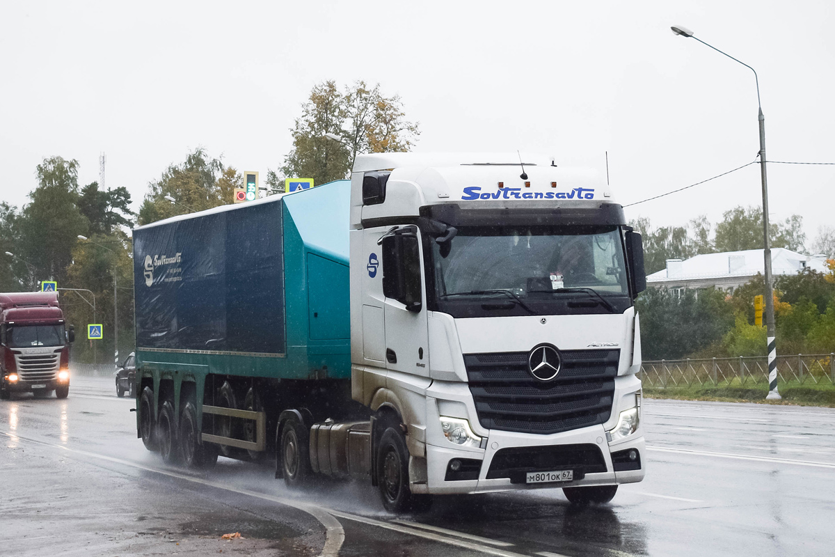 Смоленская область, № М 801 ОК 67 — Mercedes-Benz Actros '18 1845 [Z9M]