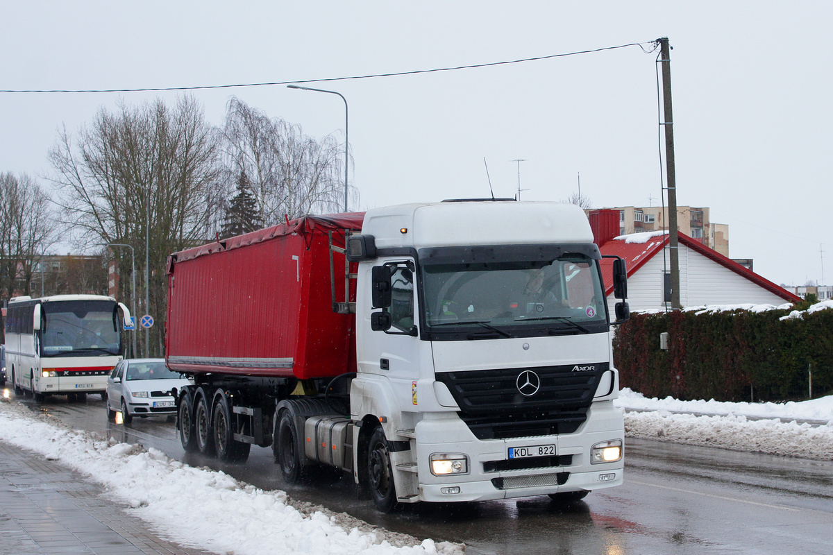 Литва, № KDL 822 — Mercedes-Benz Axor (общ.м)