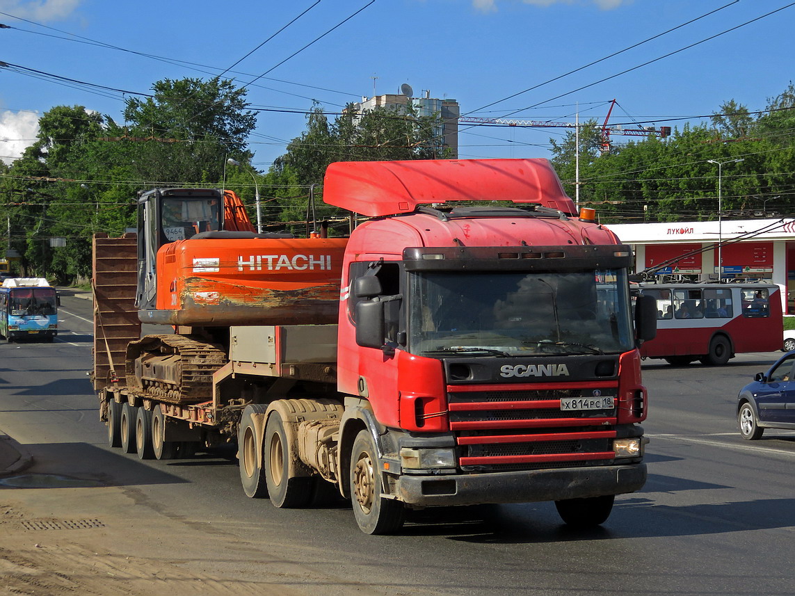 Удмуртия, № Х 814 РС 18 — Scania ('1996, общая модель)