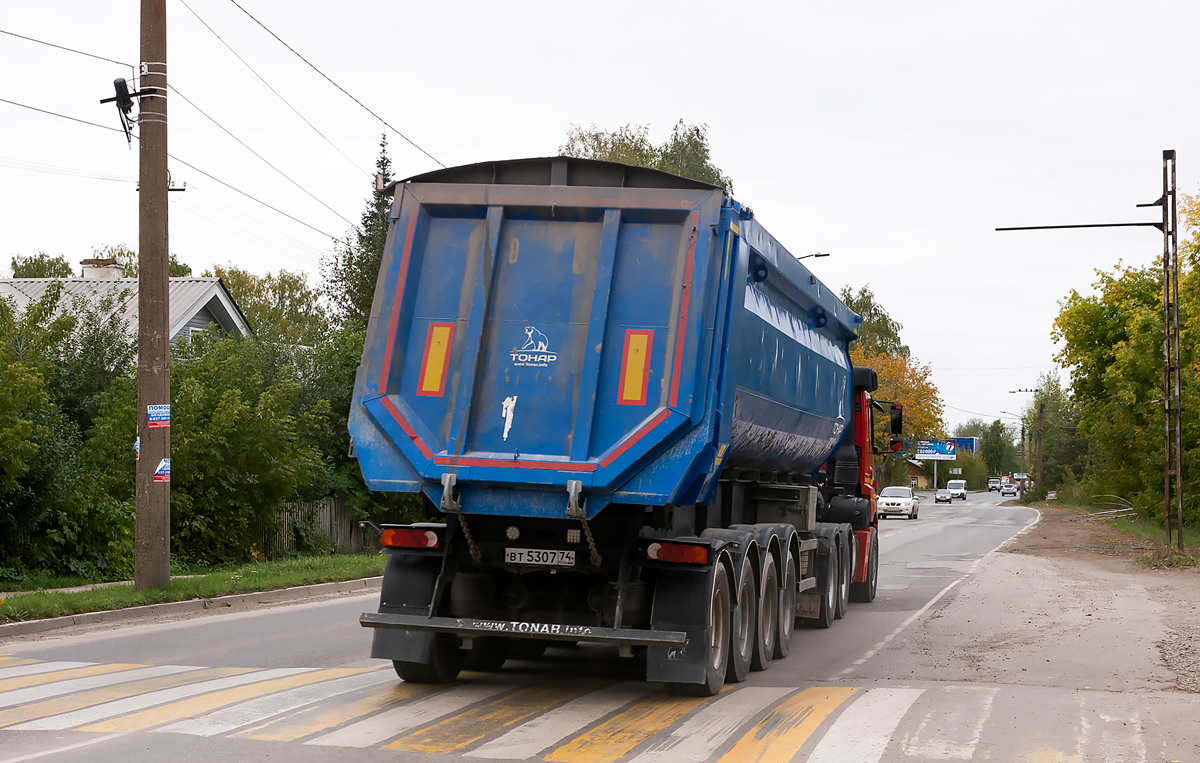 Челябинская область, № ВТ 5307 74 — Тонар-95234