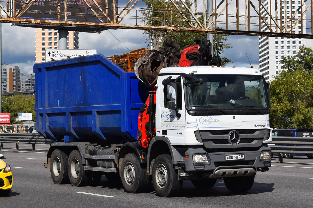 Москва, № К 087 МВ 799 — Mercedes-Benz Actros '09 4141 [Z9M]