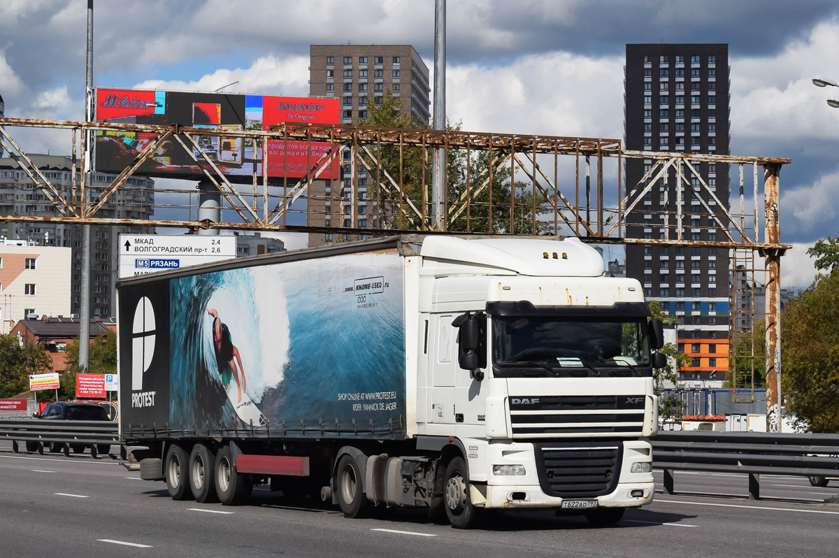 Москва, № Т 622 АО 797 — DAF XF105 FT