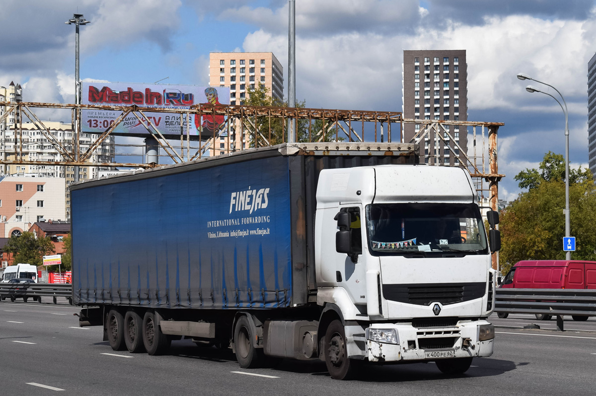 Рязанская область, № К 400 РЕ 62 — Renault Premium ('2006) [X9P]