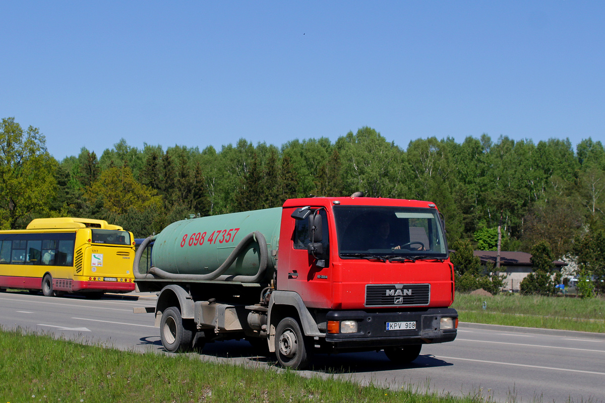 Литва, № KPV 908 — MAN L2000 (общая модель)