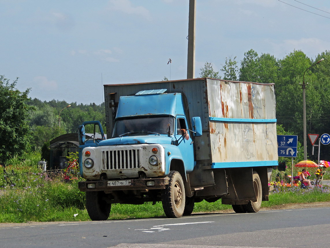 Пермский край, № К 487 МК 59 — ГАЗ-52-04