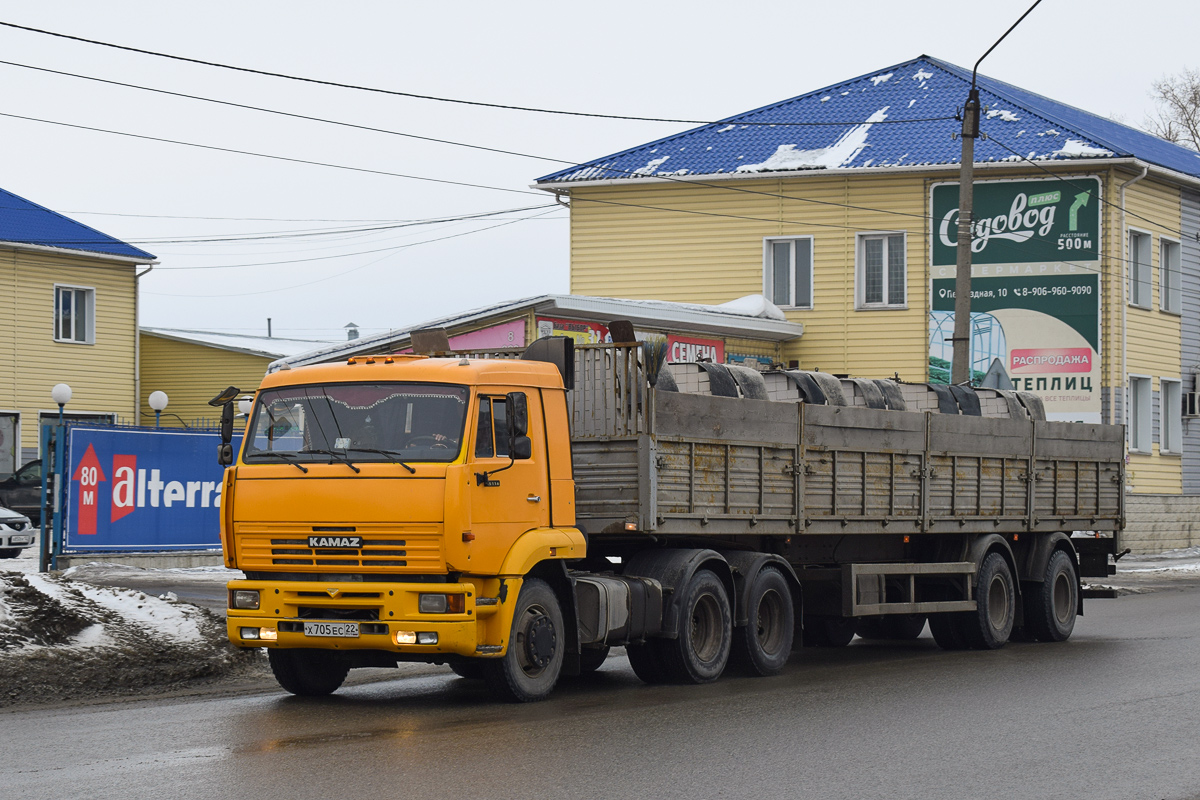 Алтайский край, № Х 705 ЕС 22 — КамАЗ-65116-62