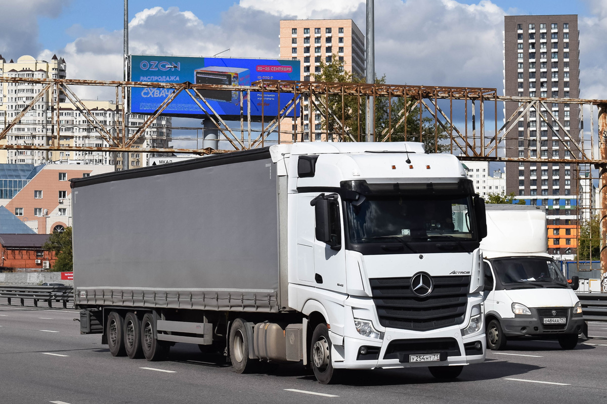 Тульская область, № У 254 НТ 71 — Mercedes-Benz Actros '18 1845 [Z9M]