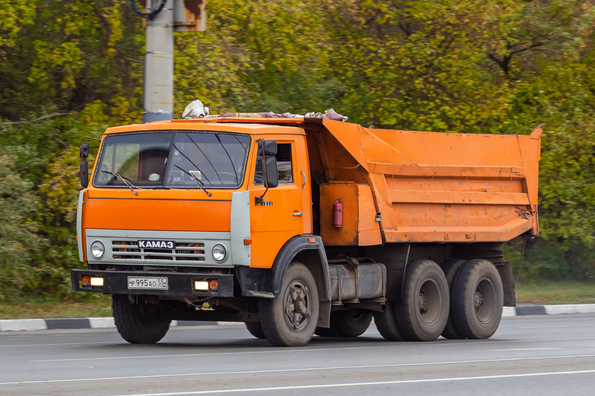 Омская область, № Р 995 АО 55 — КамАЗ-5511