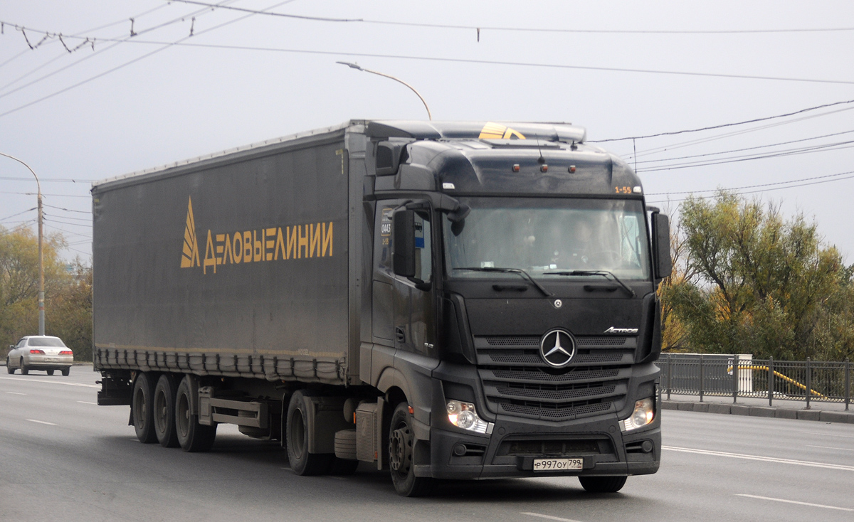 Омская область, № 0443 — Mercedes-Benz Actros '18 1845 [Z9M]