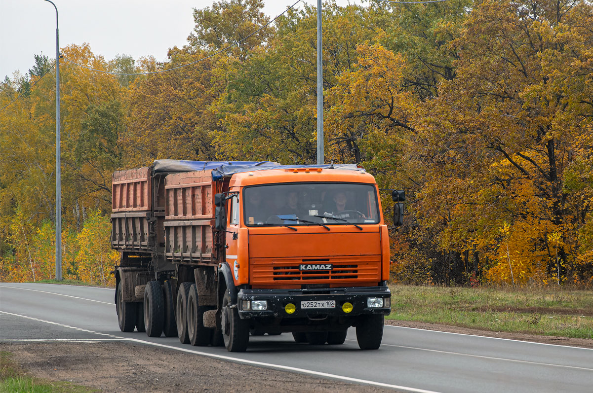 Башкортостан, № О 252 ТХ 102 — КамАЗ-65115-15 [65115R]