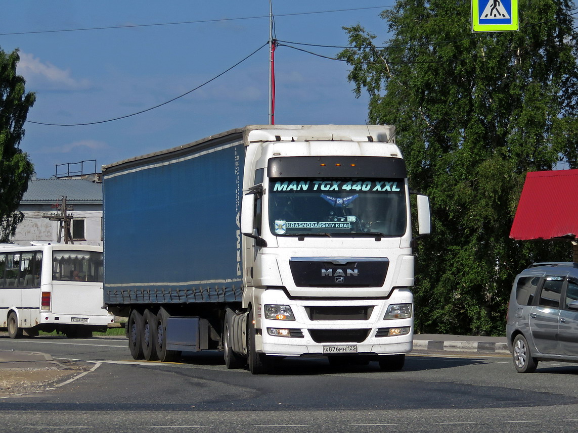 Краснодарский край, № Х 876 МН 123 — MAN TGX ('2007) 18.440