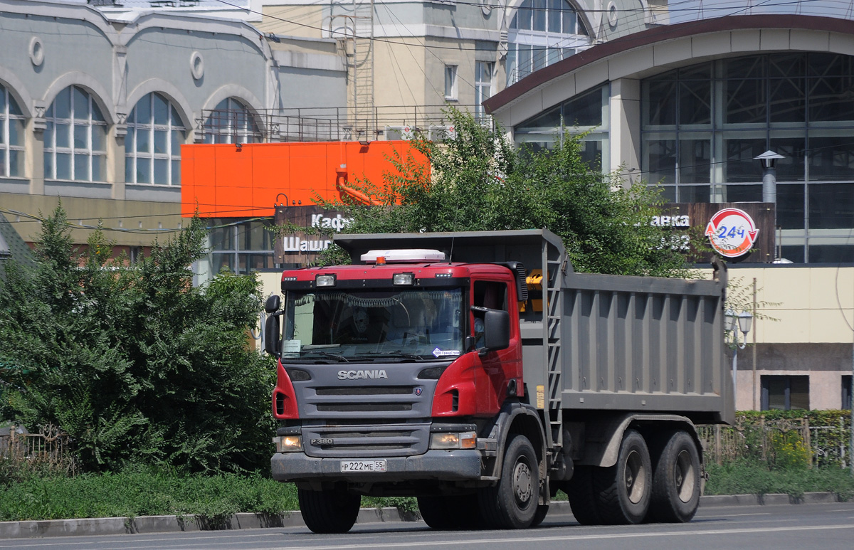 Омская область, № Р 222 МЕ 55 — Scania ('2004) P380