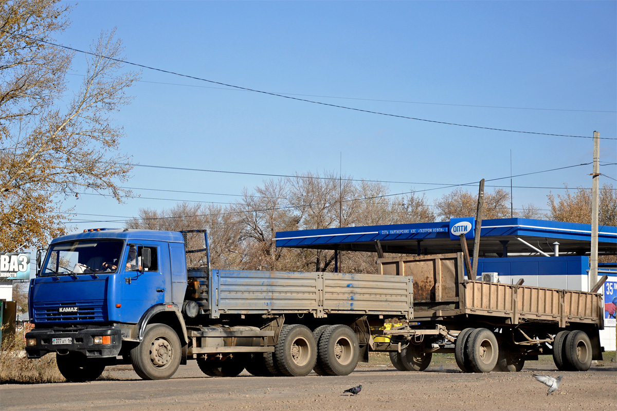 Восточно-Казахстанская область, № 377 AT 16 — КамАЗ-53215-15 [53215R]