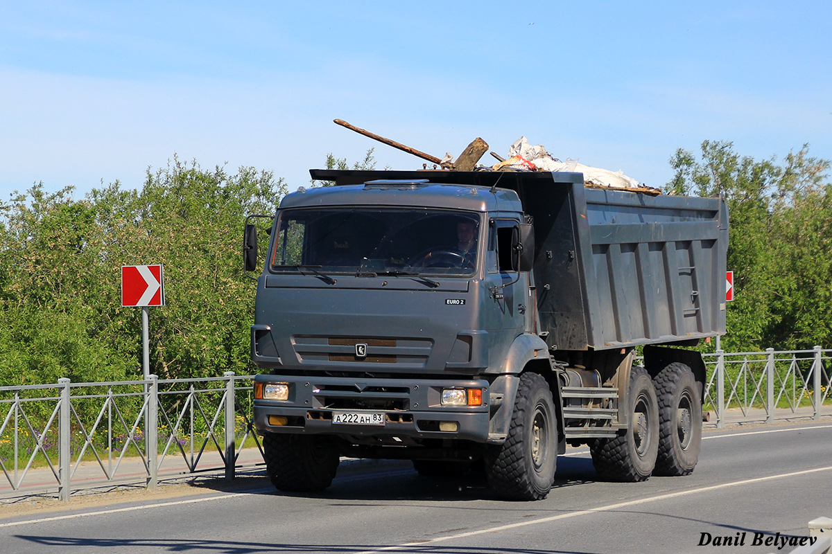 Ненецкий автономный округ, № А 222 АН 83 — КамАЗ-6520 [652000]