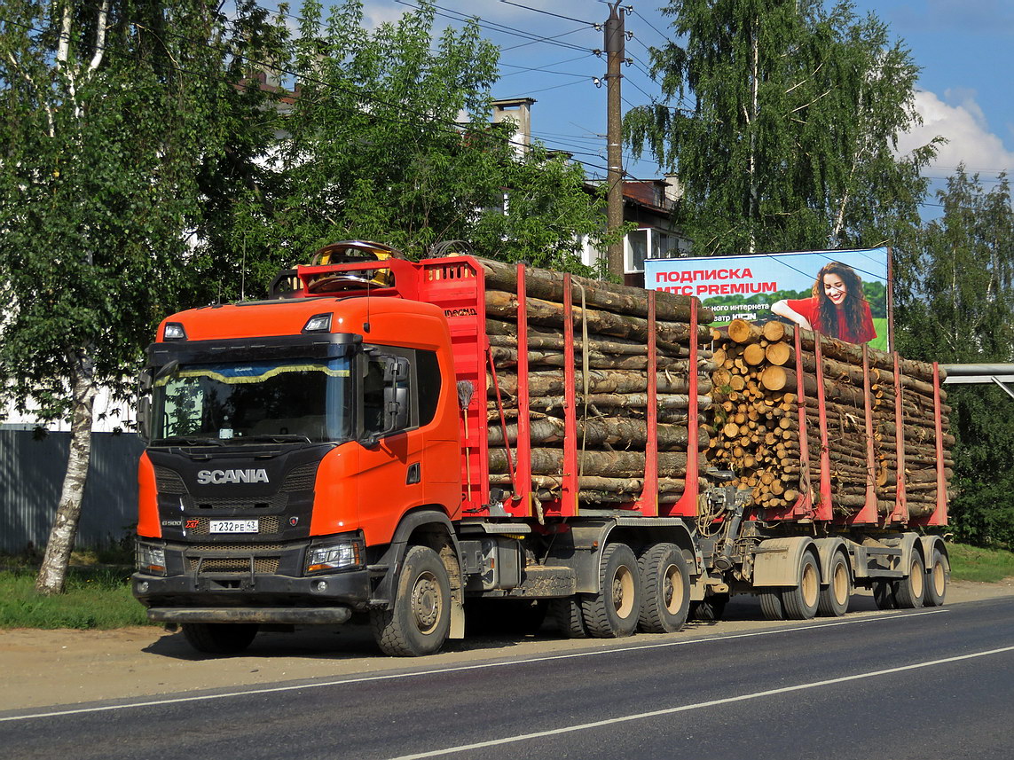 Кировская область, № Т 232 РЕ 43 — Scania ('2016) G500