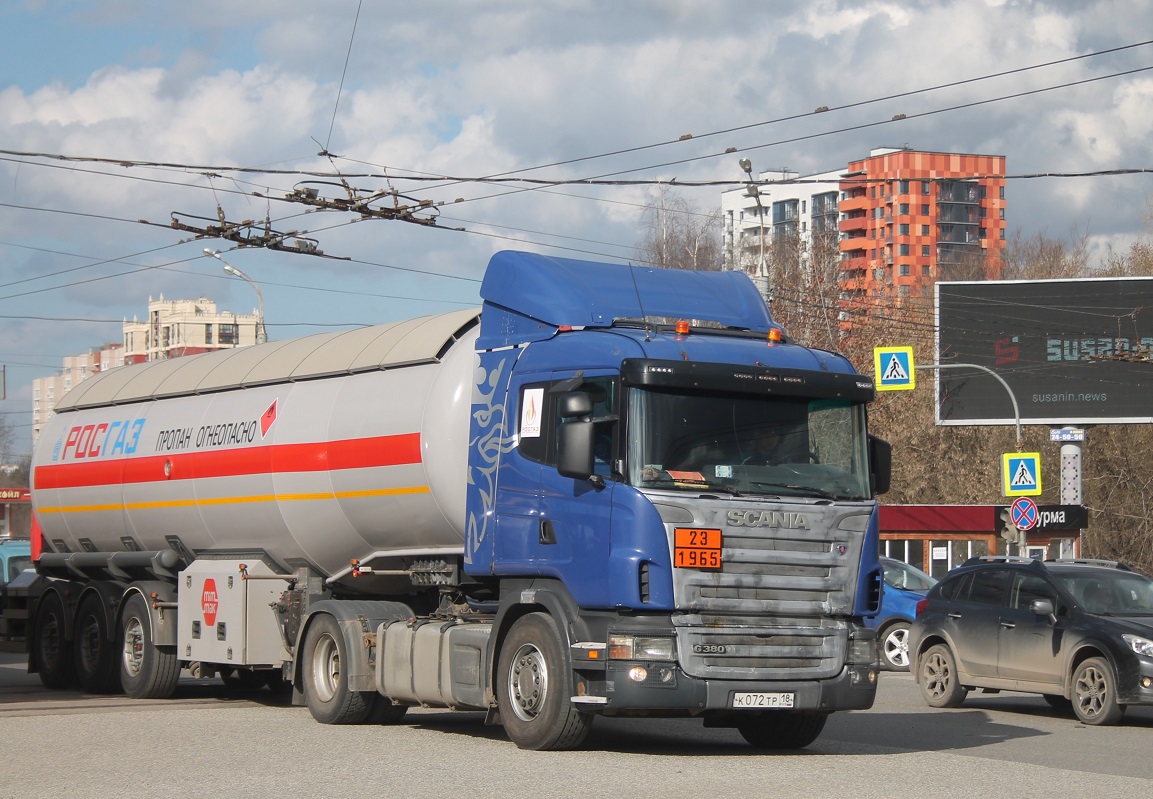 Удмуртия, № К 072 ТР 18 — Scania ('2004) G380