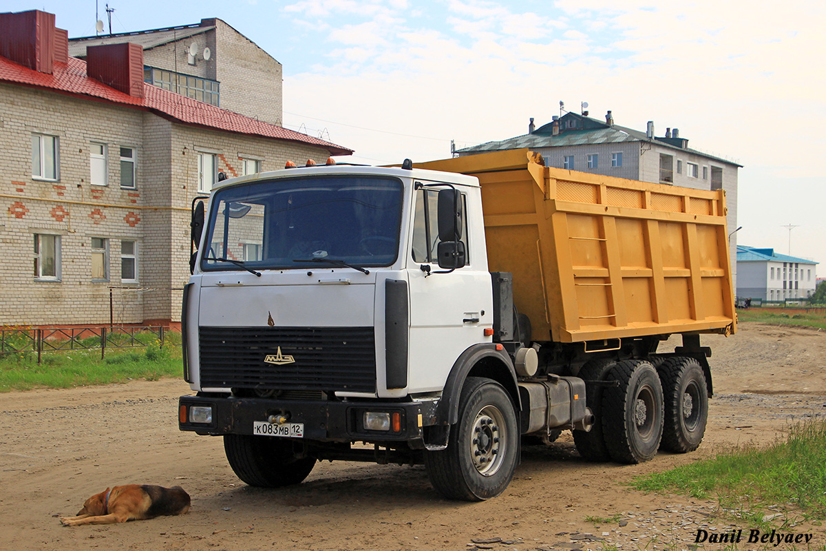 Ненецкий автономный округ, № К 083 МВ 12 — МАЗ-5516A5