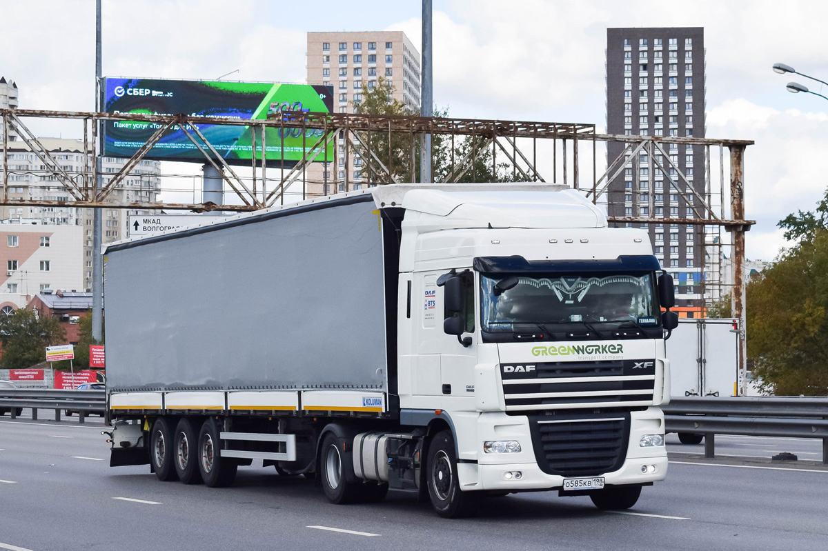 Санкт-Петербург, № О 585 КВ 198 — DAF XF105 FT