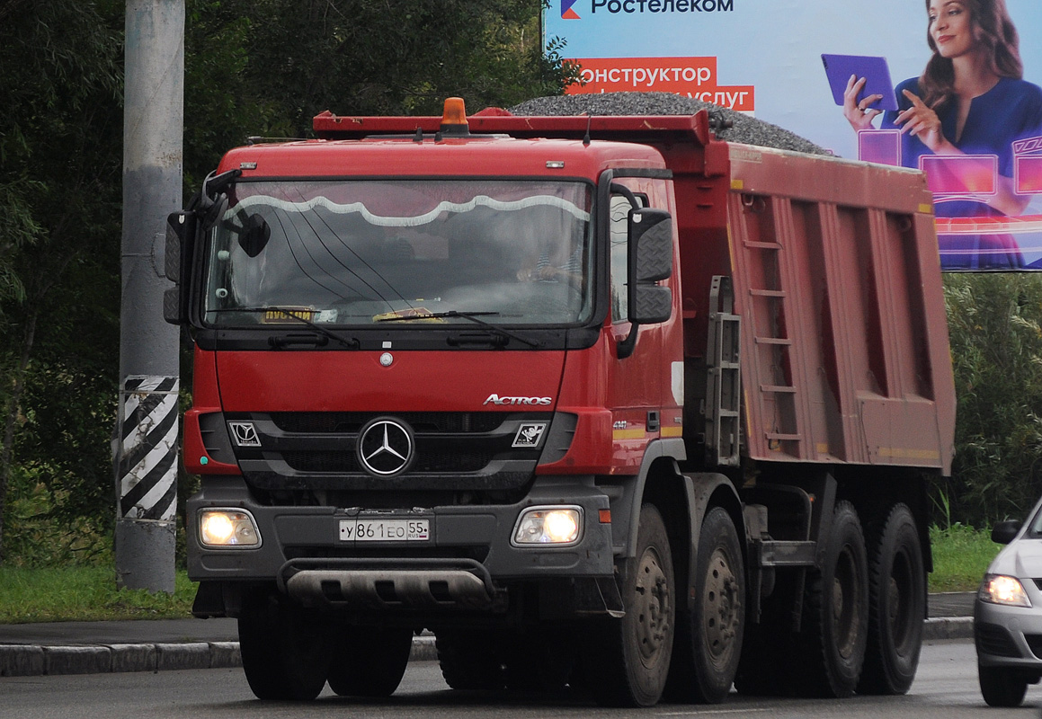 Омская область, № У 861 ЕО 55 — Mercedes-Benz Actros '09 4141 [Z9M]