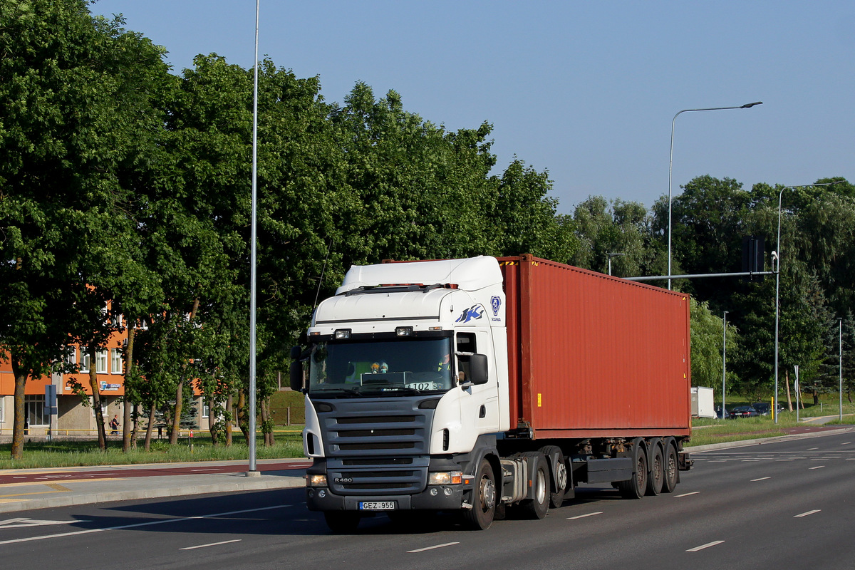 Литва, № GEZ 955 — Scania ('2004) R480