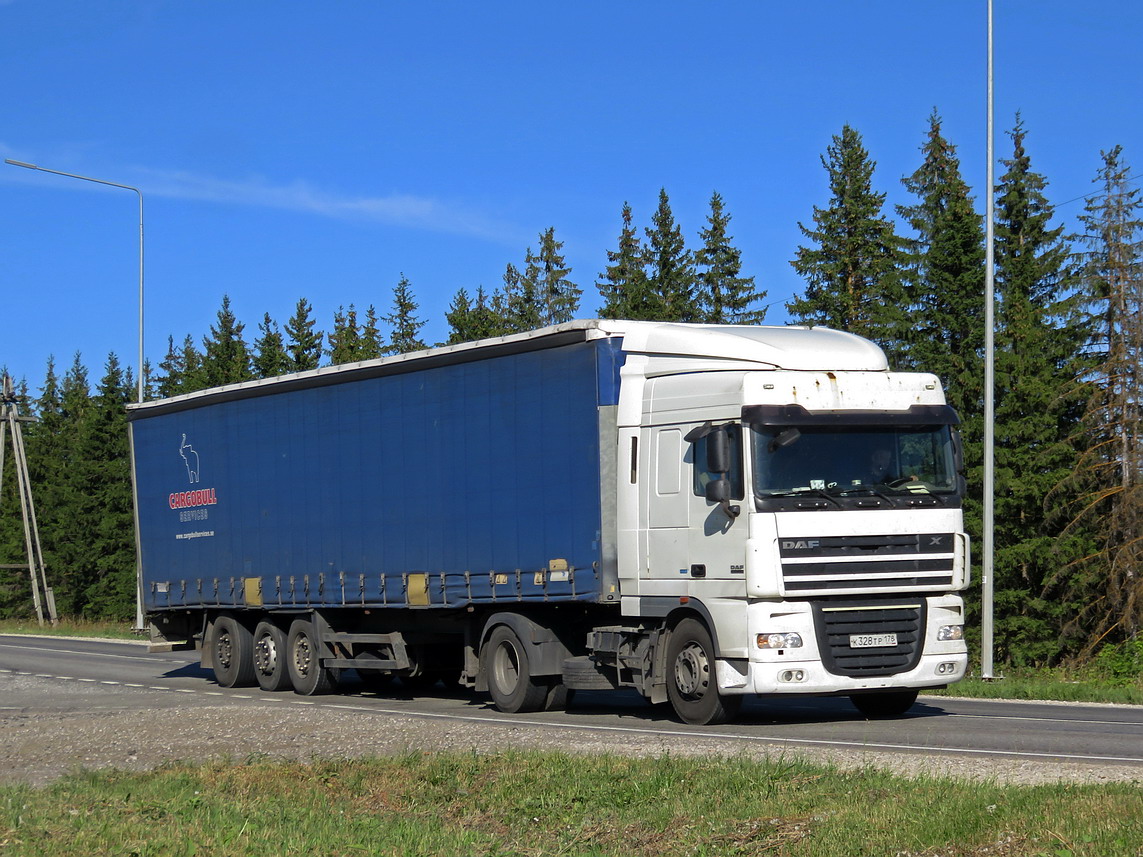 Санкт-Петербург, № К 328 ТР 178 — DAF XF105 FT