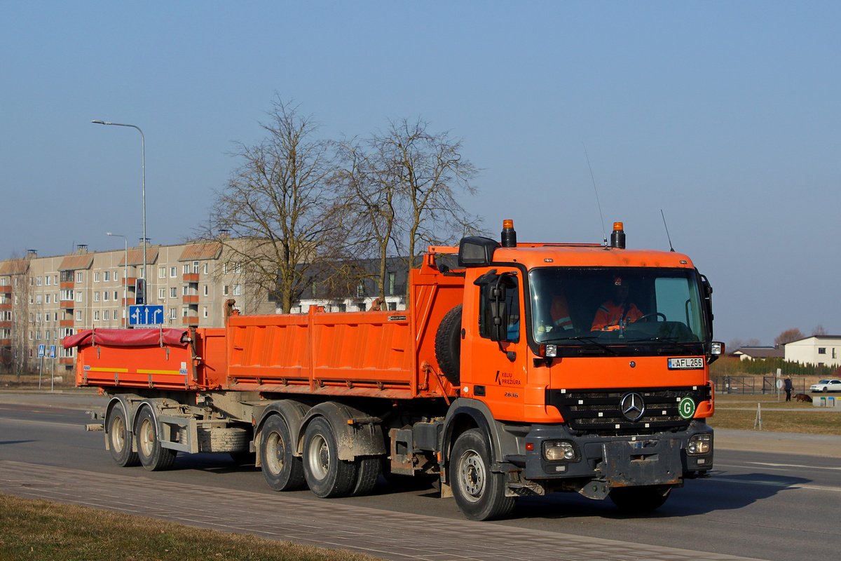 Литва, № AFL 256 — Mercedes-Benz Actros ('2003) 2636