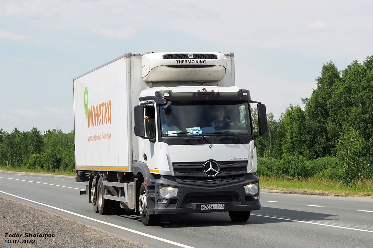 Свердловская область, № М 786 МС 196 — Mercedes-Benz Actros '18 2540 [Z9M]