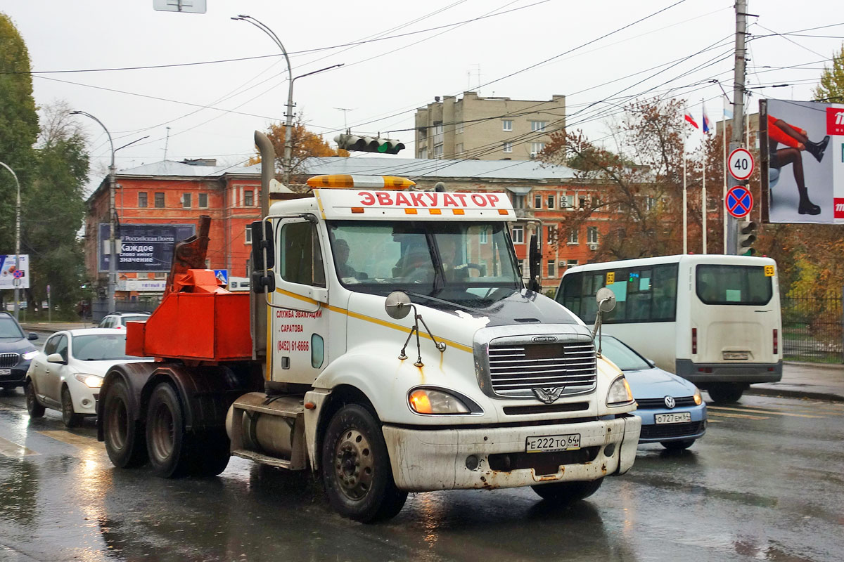 Саратовская область, № Е 222 ТО 64 — Freightliner Columbia