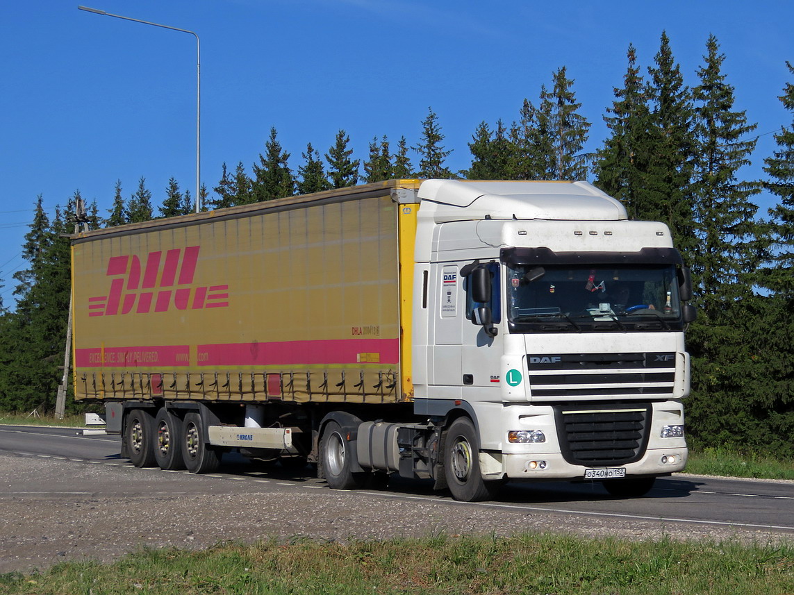 Нижегородская область, № О 340 НО 152 — DAF XF105 FT