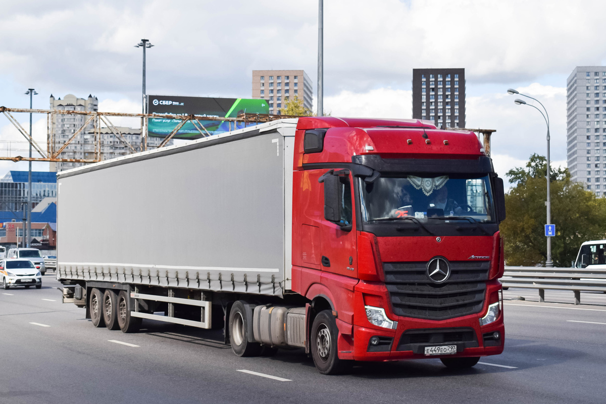 Москва, № Е 449 ЕО 797 — Mercedes-Benz Actros '18 1845 [Z9M]