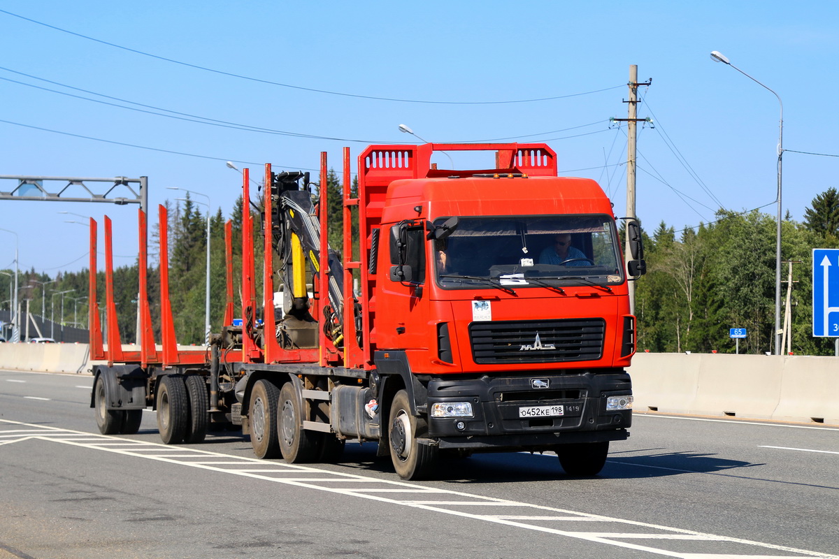 Санкт-Петербург, № О 452 КЕ 198 — МАЗ-6312C9