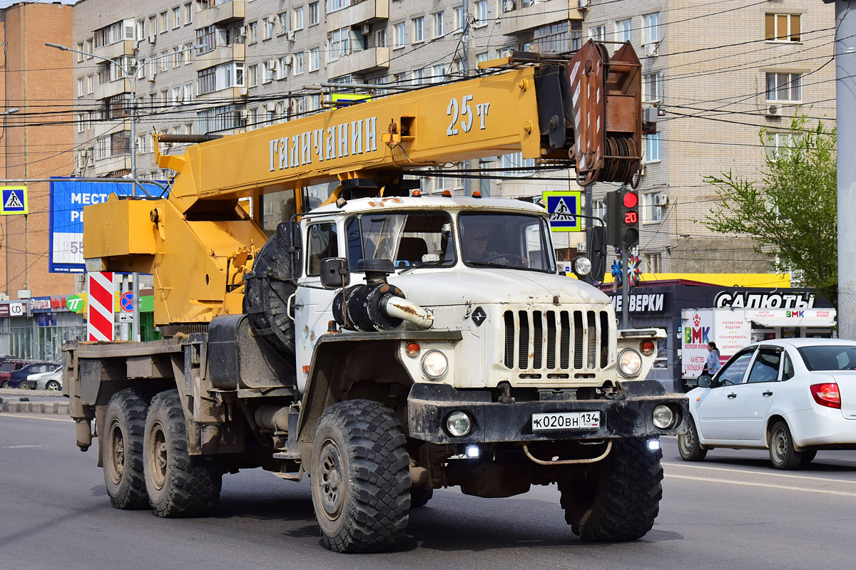 Волгоградская область, № К 020 ВН 134 — Урал-4320-40