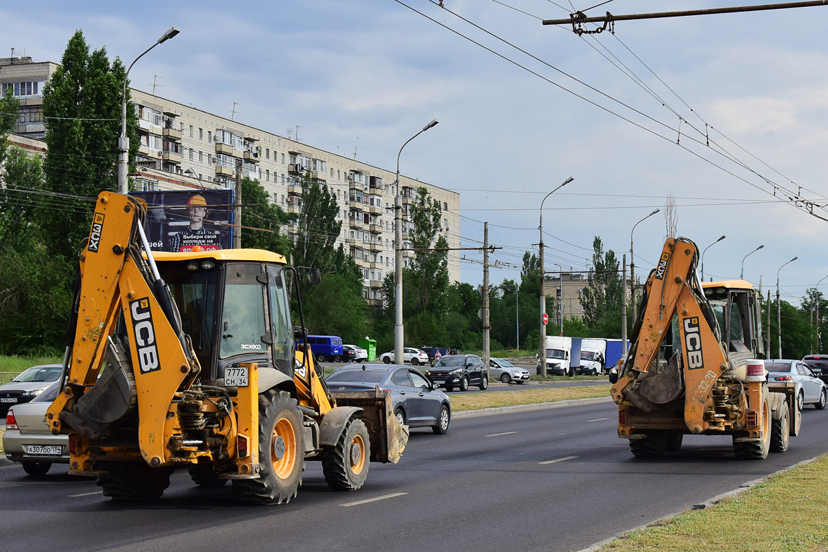 Волгоградская область, № 7772 СН 34 — JCB 3CX