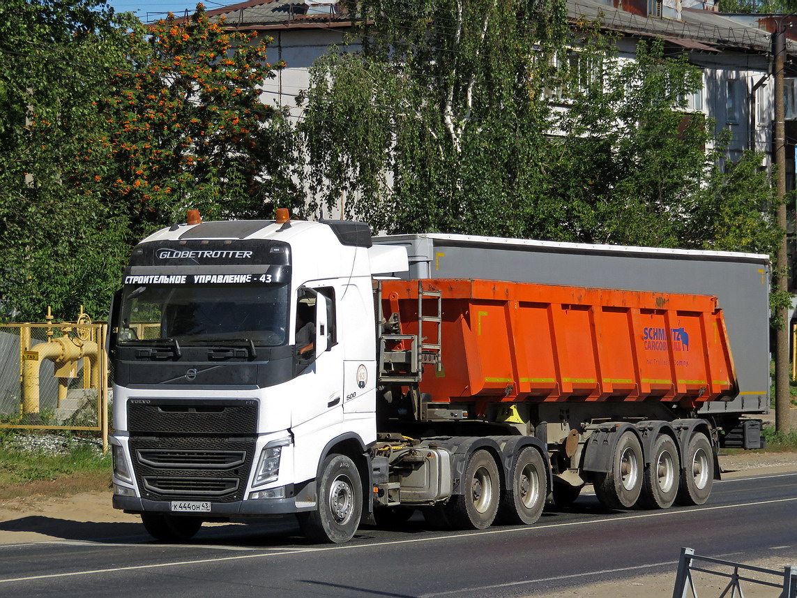 Кировская область, № К 444 ОН 43 — Volvo ('2012) FH.500