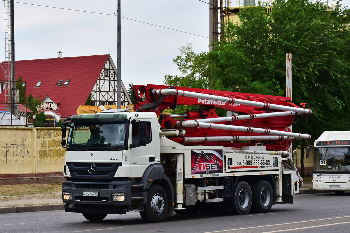 Волгоградская область, № С 291 МК 34 — Mercedes-Benz Axor (общ.м)