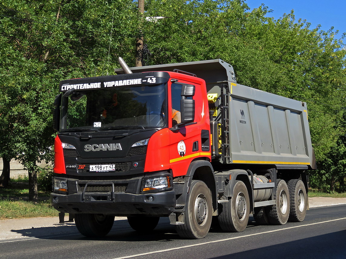 Кировская область, № А 198 УТ 43 — Scania ('2016) P440