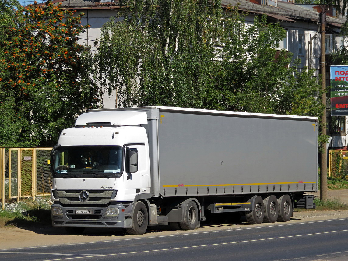 Ярославская область, № М 574 НО 76 — Mercedes-Benz Actros '09 1841 [Z9M]