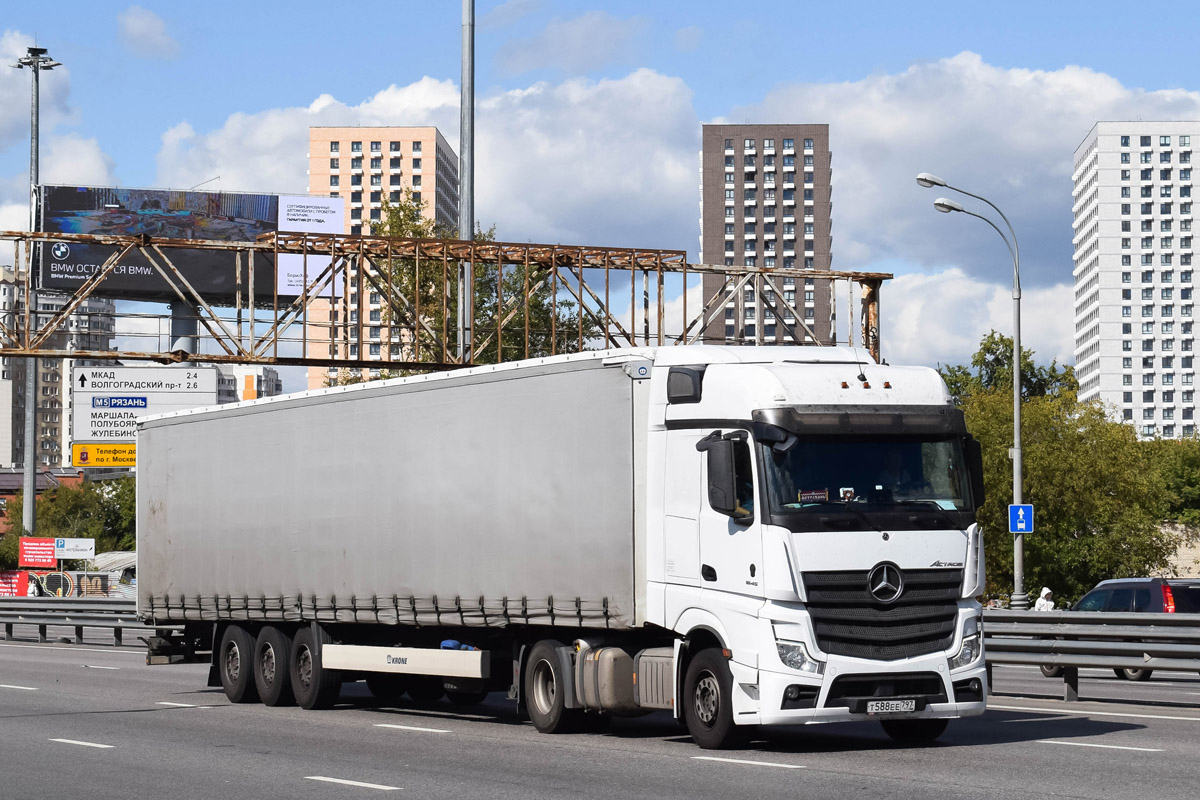 Москва, № Т 588 ЕЕ 797 — Mercedes-Benz Actros '18 1845 [Z9M]