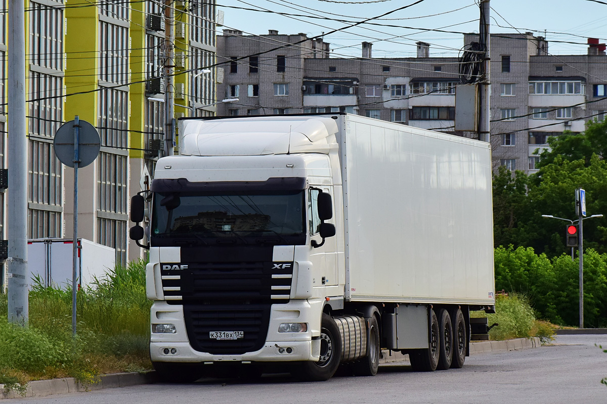 Волгоградская область, № К 331 ВХ 134 — DAF XF105 FT