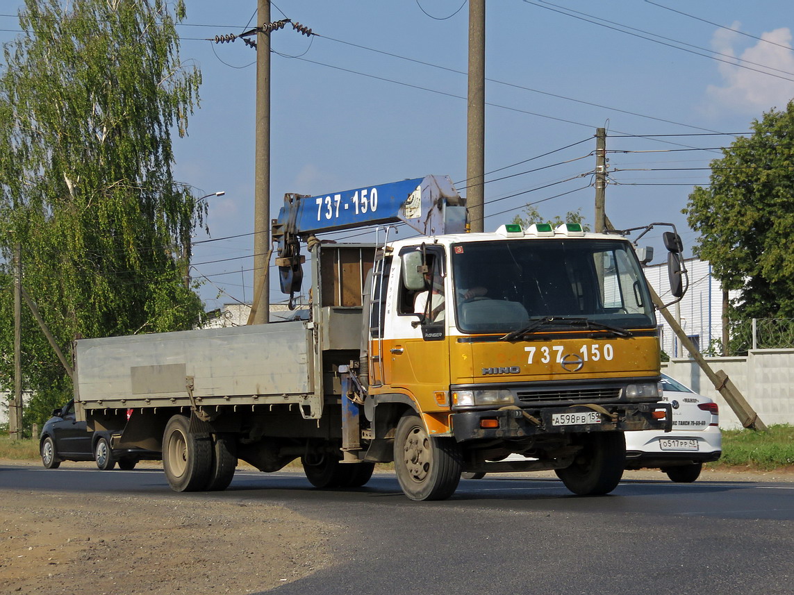 Кировская область, № А 598 РВ 159 — Hino Ranger