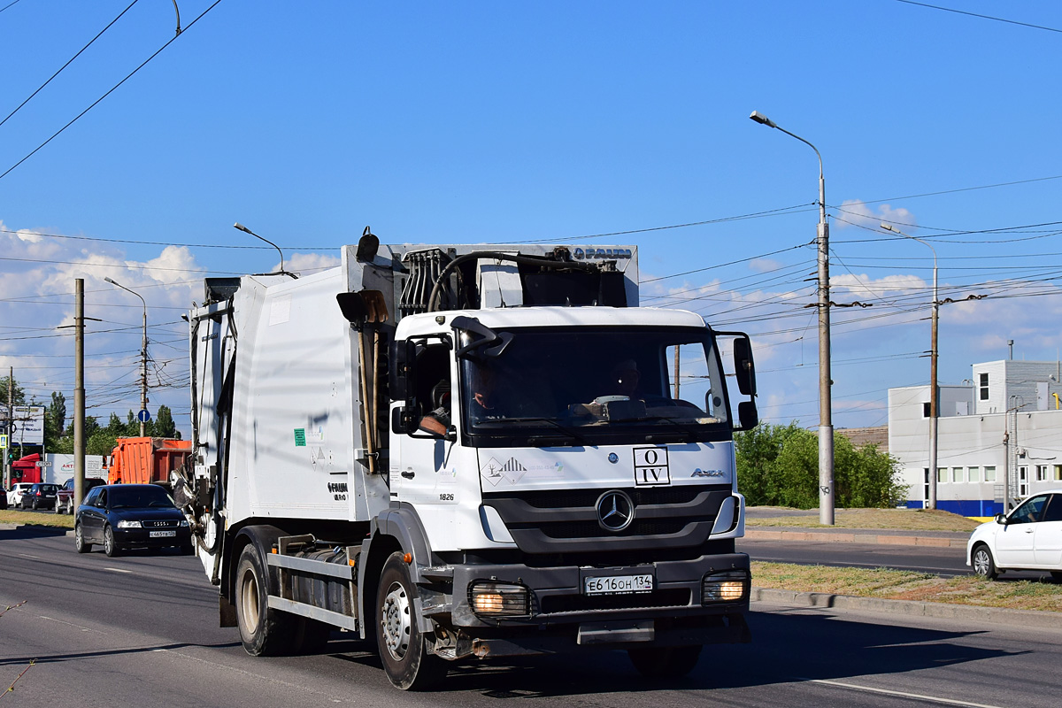 Волгоградская область, № Е 616 ОН 134 — Mercedes-Benz Axor 1826 [Z9M]