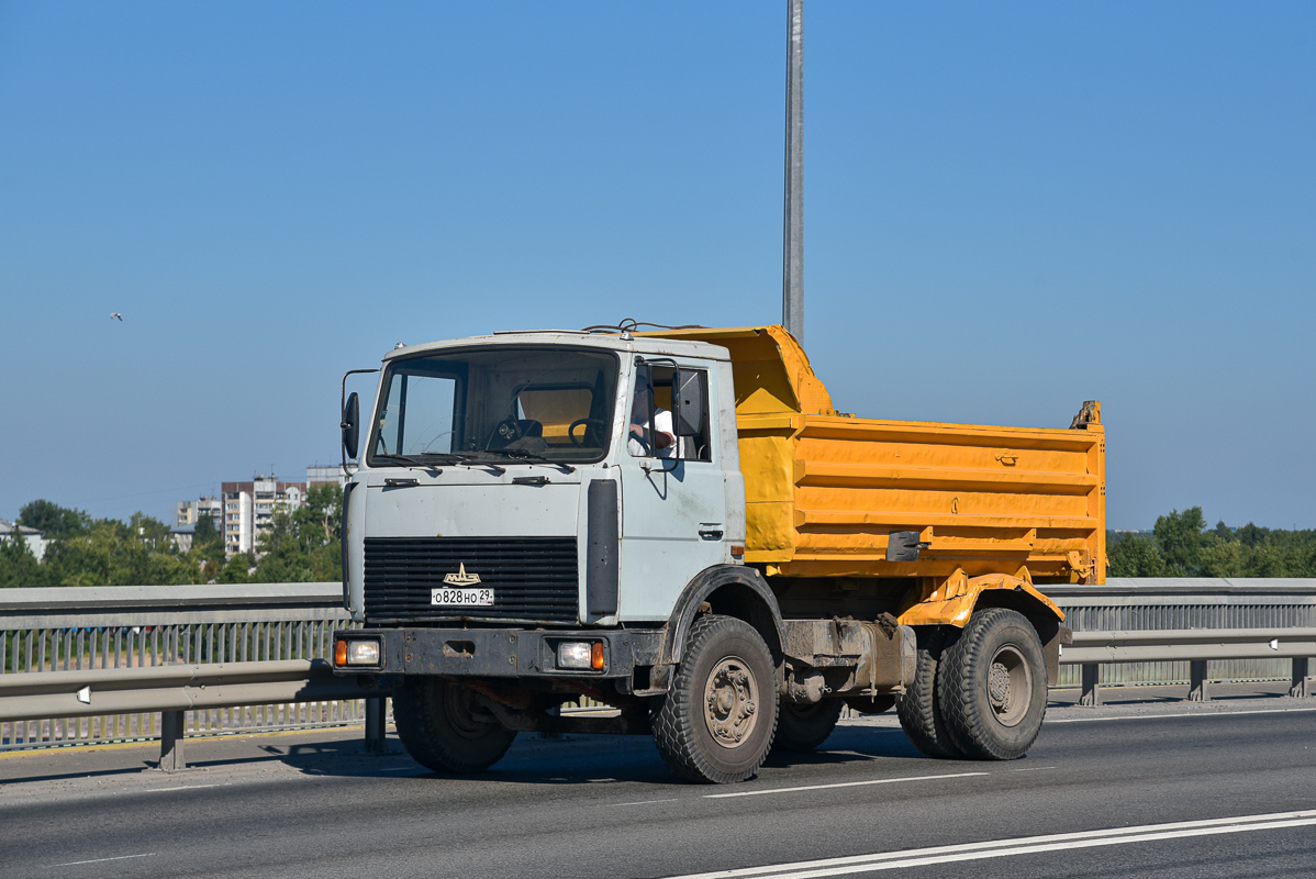 Архангельская область, № О 828 НО 29 — МАЗ-555102