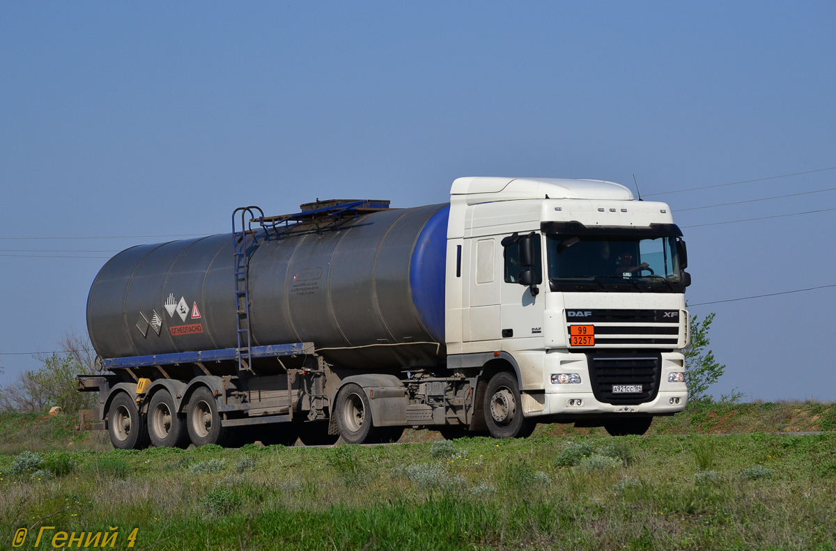 Саратовская область, № А 921 СС 164 — DAF XF105 FT