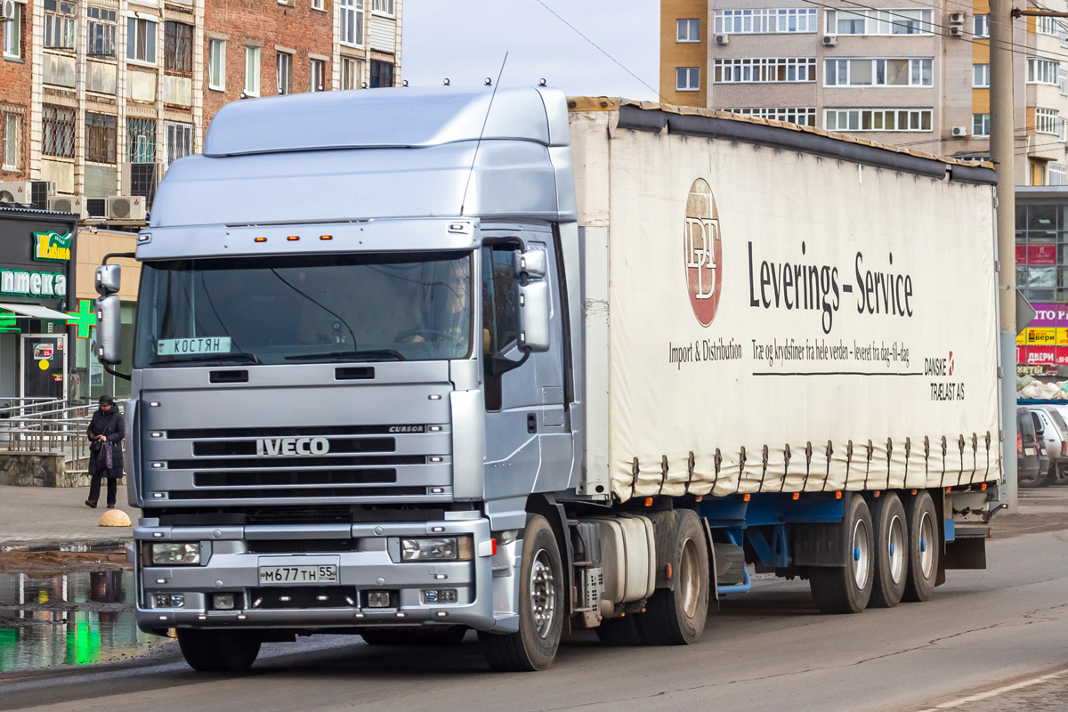 Омская область, № М 677 ТН 55 — IVECO EuroStar