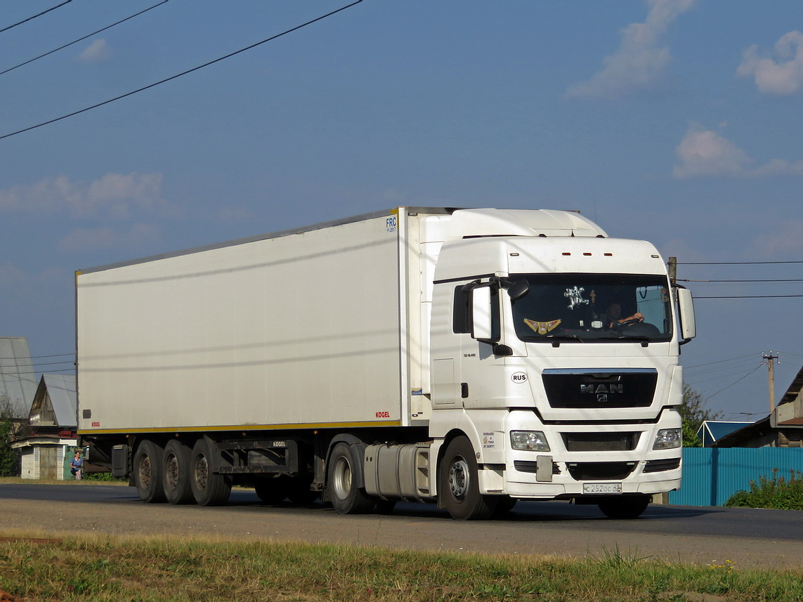 Кировская область, № С 252 ОС 43 — MAN TGX ('2007) 18.400